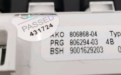 New OEM Replacement for Bosch Dishwasher Operating Module 9001629203
