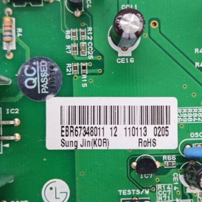 OEM Replacement for LG Fridge Control Board EBR67348011
