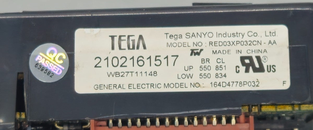 OEM Replacement for GE Oven Control Board 164D4778P032