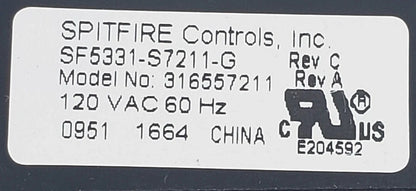 OEM Replacement for Frigidaire Fridge Control 316418311