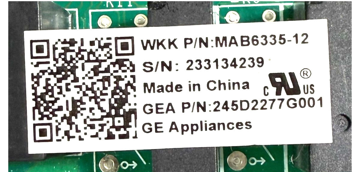 OEM Replacement for GE Fridge Control Board 245D2277G001