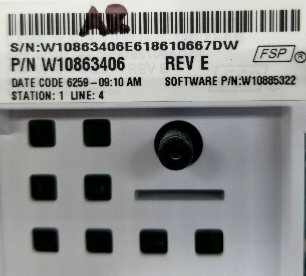 Genuine OEM Replacement for Maytag Washer Control W10863406
