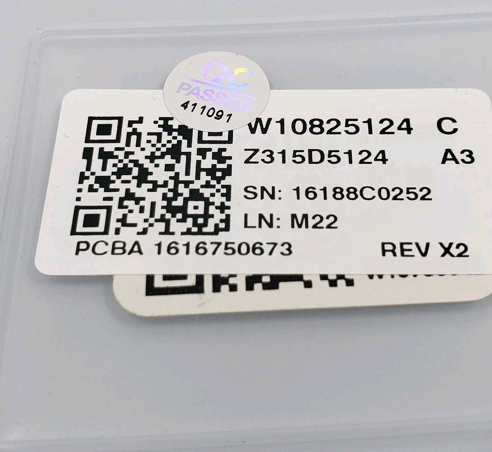 OEM Replacement for Maytag Dryer User Interface W10825124 1 Year