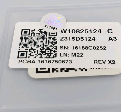 OEM Replacement for Maytag Dryer User Interface W10825124 1 Year