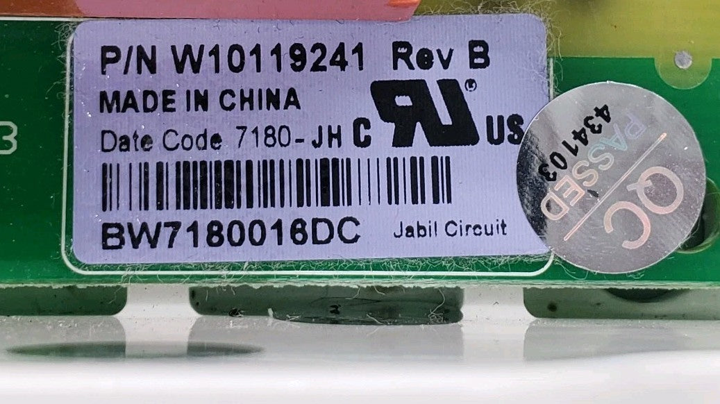 OEM Replacement for Whirlpool Dryer Control Board  W10119241