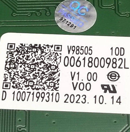 New Genuine OEM Replacement for GE Refrigerator Control 0061800982L  ~ ~
