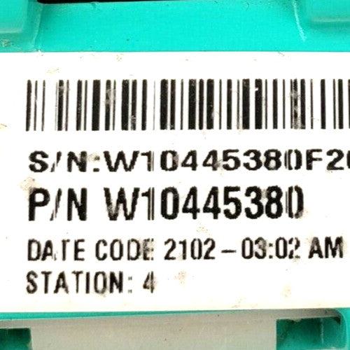 OEM Replacement for Whirlpool Washer Control W10445380