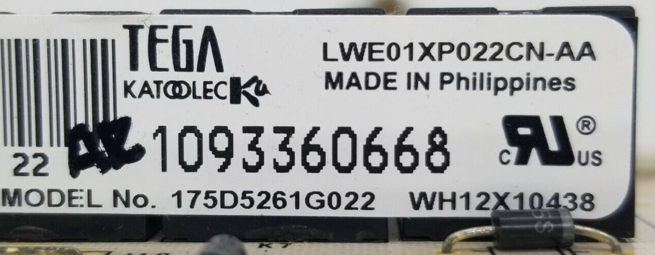 OEM Replacement for GE Washer Control WH12X10438