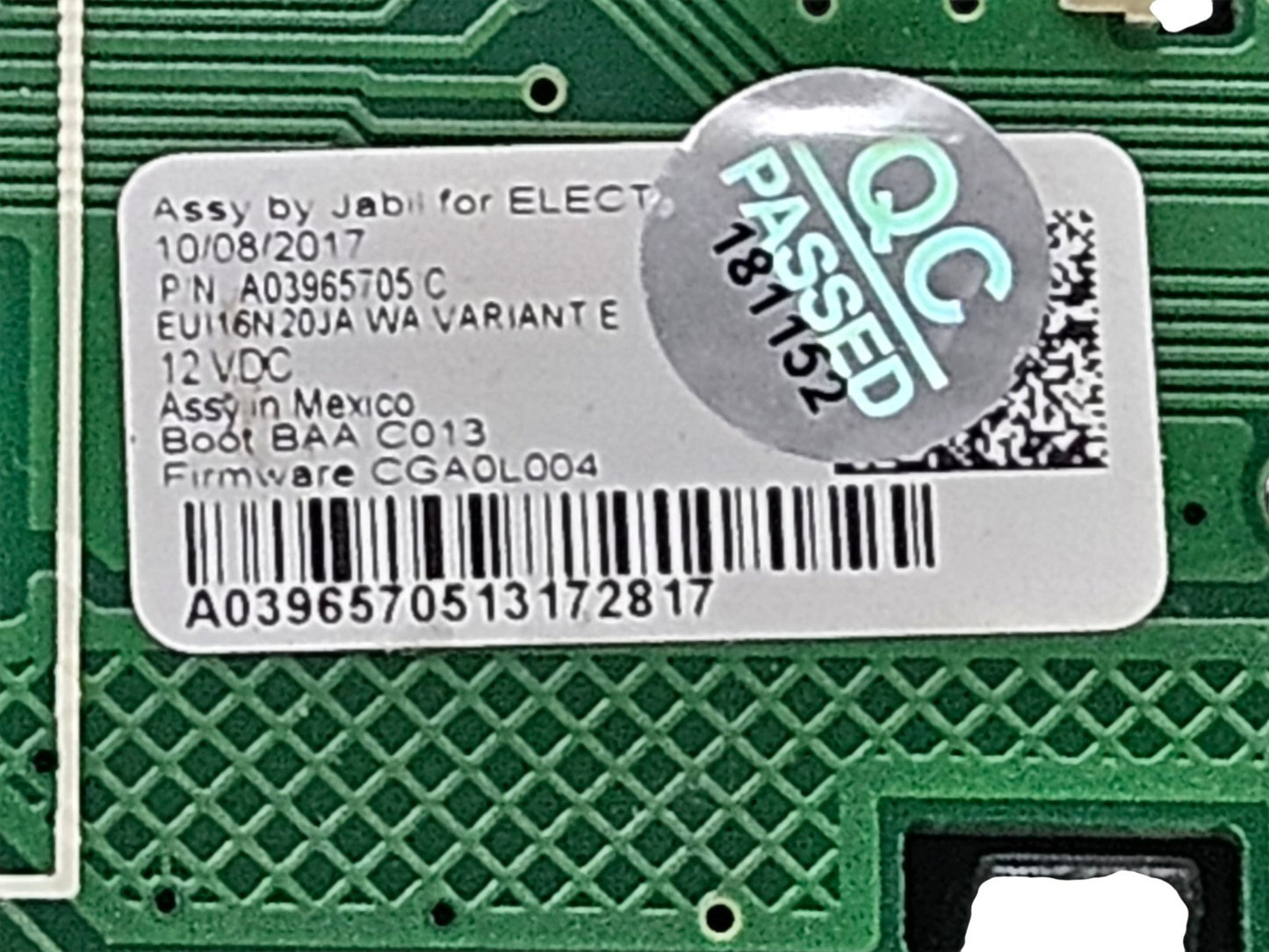 OEM Replacement for Frigidaire Control A03965705 1 Year
