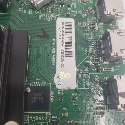 New OEM Replacement for Vizio V555-G1 Main Board 756TXICB02K040 1Y