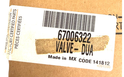 New Replacement for Whirlpool Fridge Inlet Valve 67006322