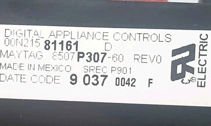 OEM Replacement for Whirlpool Range Control 8507P307-60