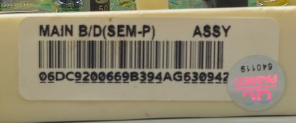 OEM Replacement for Samsung Dryer Control Board DC92-00669B
