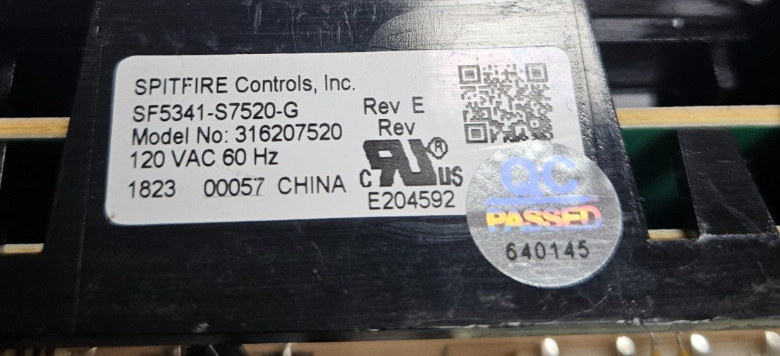 OEM Replacement for Frigidaire Range Control 316207520