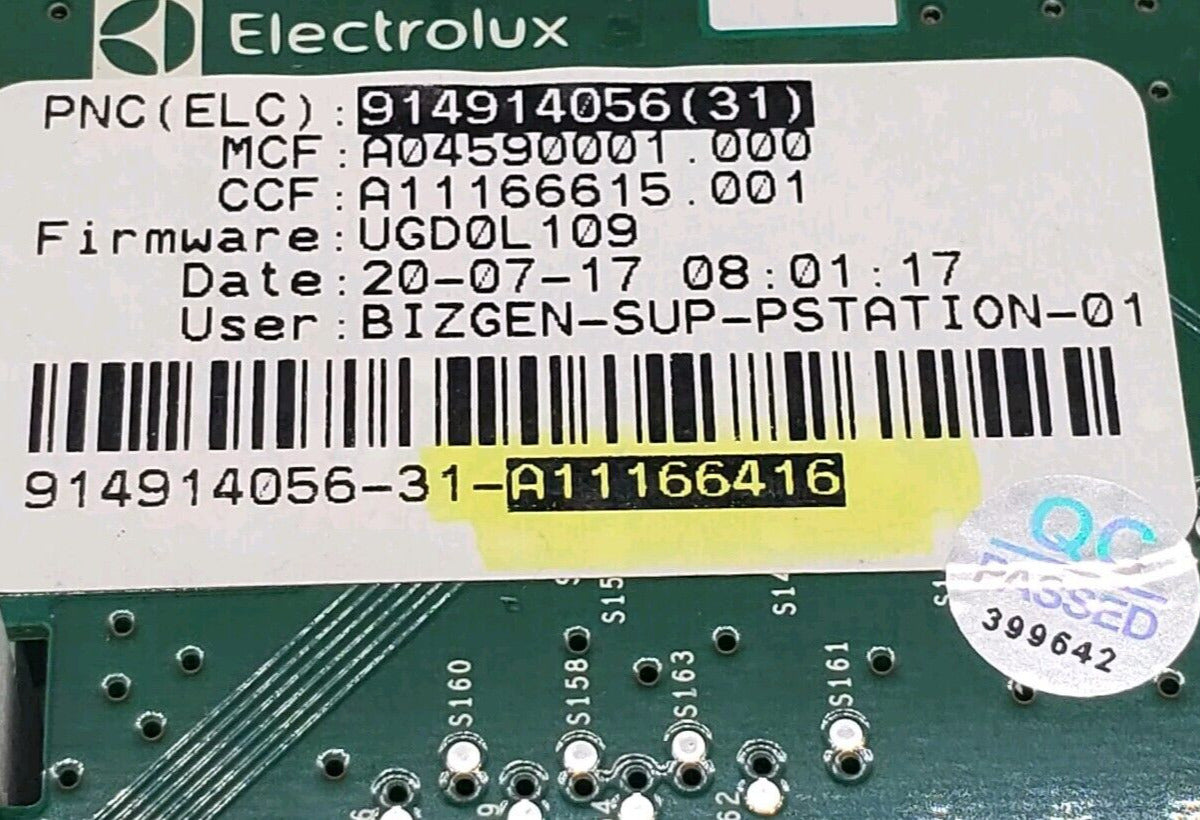 OEM Replacement for Electrolux Washer Control A11166416