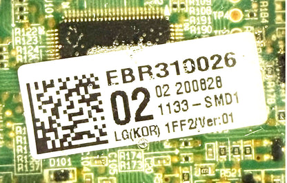 OEM Replacement for LG Dryer Control EBR31002602