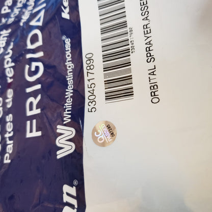 New OEM Replacement for Frigidaire Dishwasher Orbital Sprayer 5304517890 1Y Warr