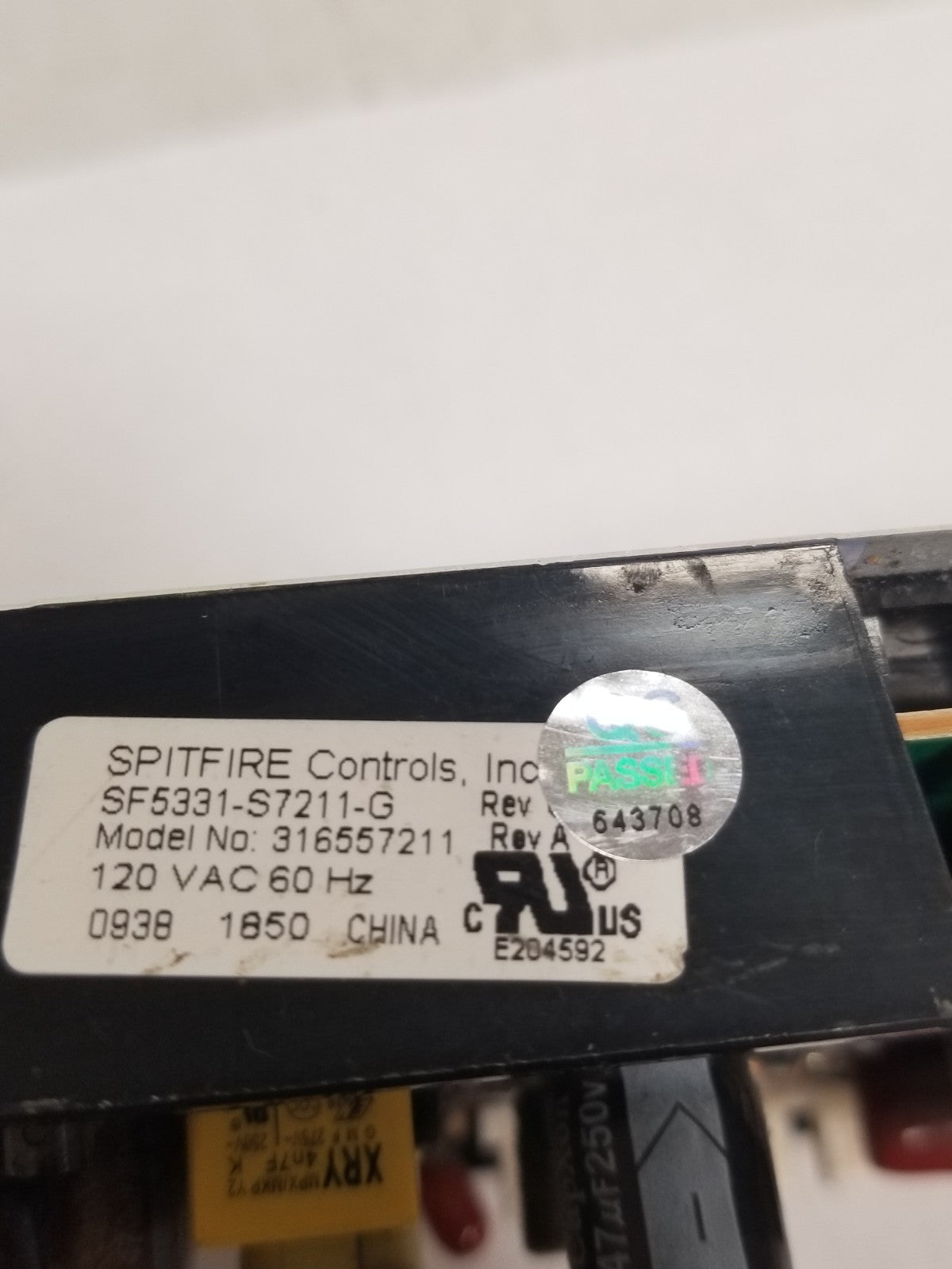 OEM Replacement for Frigidaire Range Control  316557211