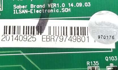 OEM Replacement for LG Fridge Dispenser Control EBR79749801