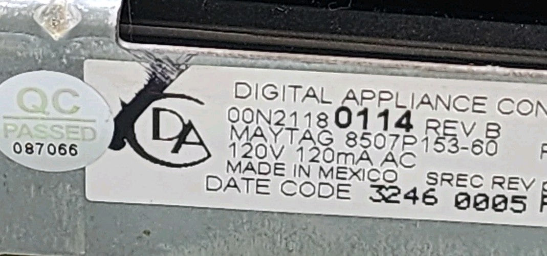 OEM Replacement for Maytag Range Control 8507P153-60