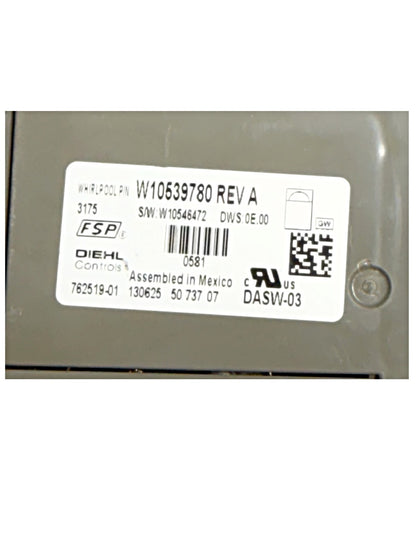 OEM Replacement for Whirlpool Dishwasher Control W10539780 1Year