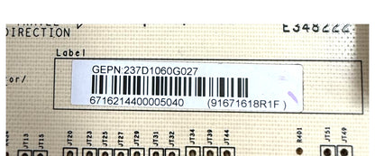 OEM Replacement for GE Washer Control 237D1060G027