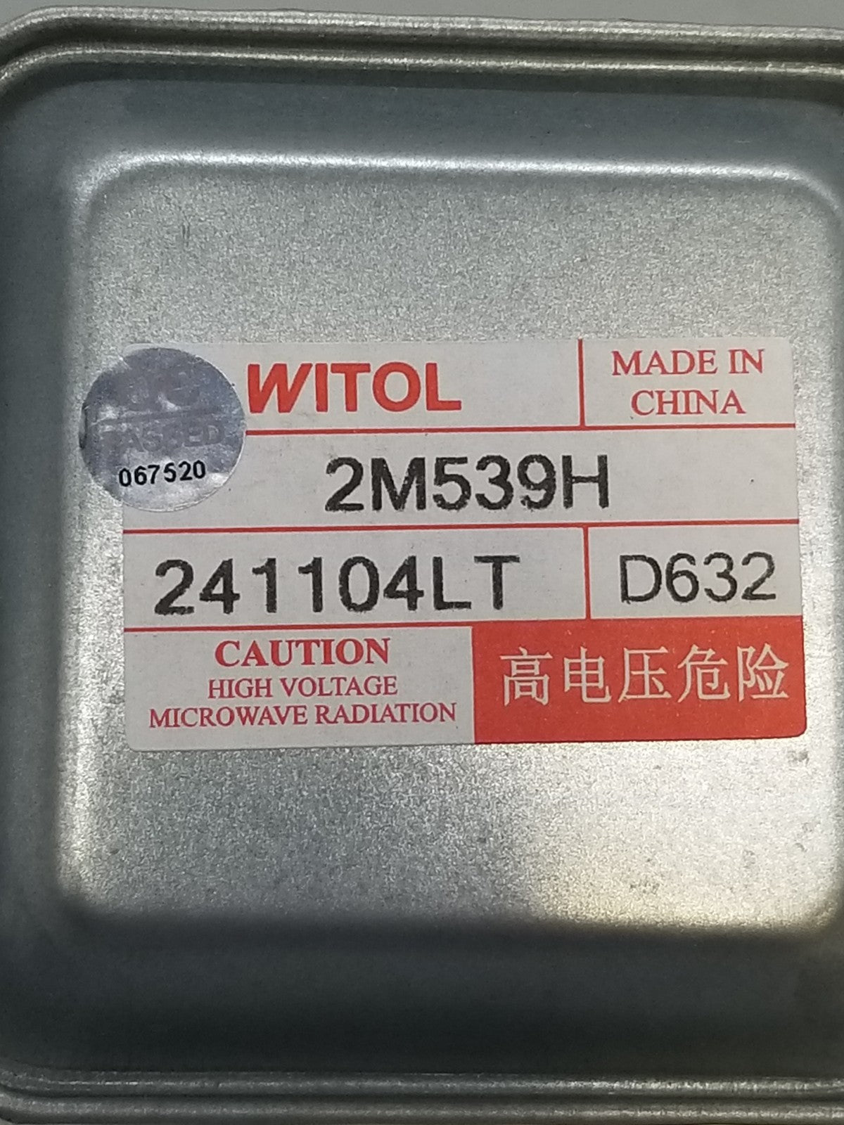 New OEM Forno Microwave Magnetron 2M539H