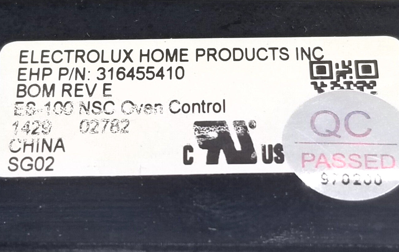 OEM Replacement for Frigidaire Range Control 316455410