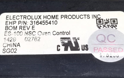 OEM Replacement for Frigidaire Range Control 316455410
