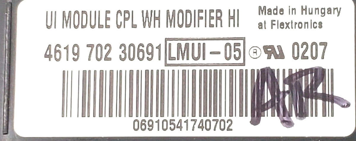 OEM Replacement for Whirlpool Washer Control 461970230691