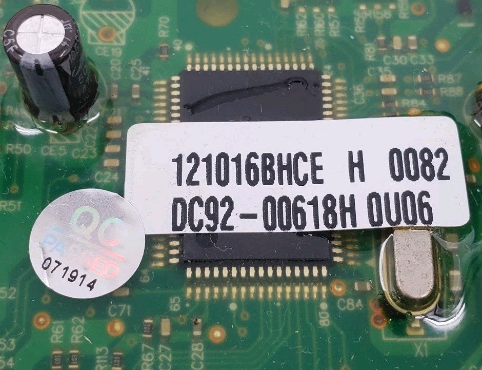 OEM Replacement for Samsung Washer Control DC92-00618H