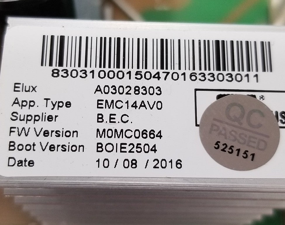 OEM Replacement for Electrolux Washer Control A03028303