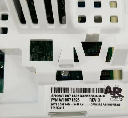 OEM Replacement for Whirlpool Washer Control Board W10671326