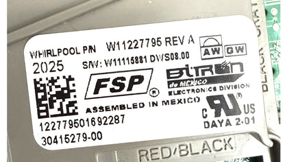 OEM Replacement for Whirlpool Dishwasher Control W11227795