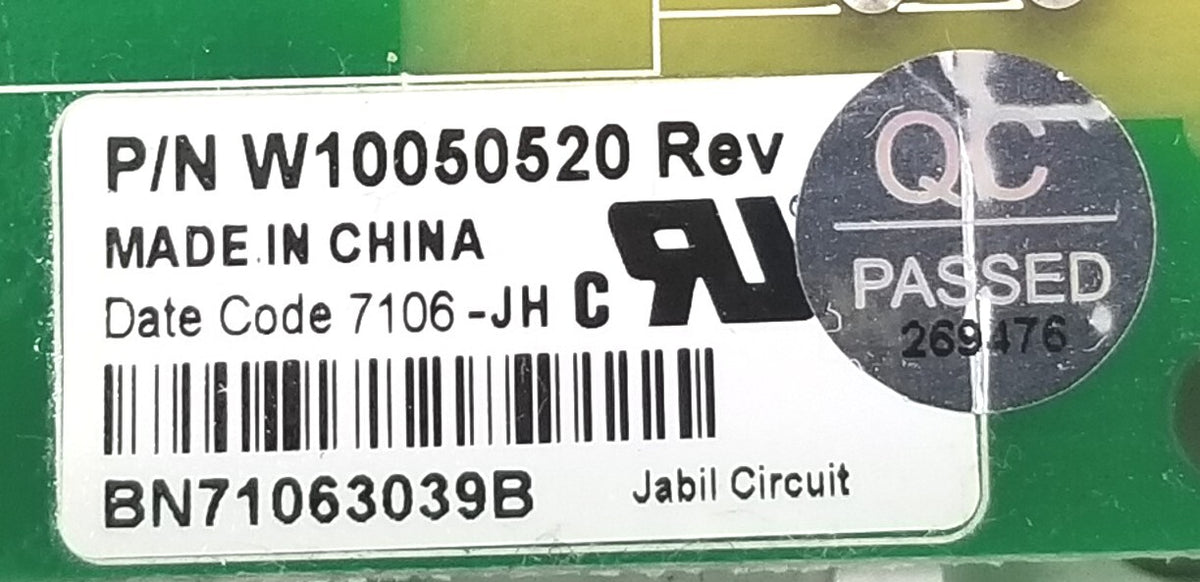 Replacement for Whirlpool Dryer Control W10050520 W10111606