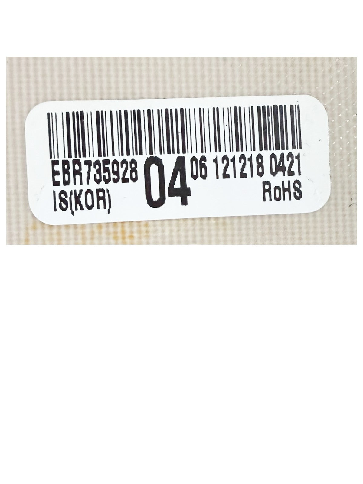 OEM Replacement for LG Range Control EBR73592804
