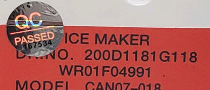 New Genuine OEM Replacement for GE Fridge Ice Maker 200D1181G118 WR30X39385 ~   ~