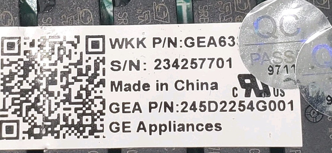 OEM Replacement for GE Fridge Control WR55X40448 245D2254G001